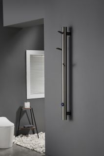 Полотенцесушитель электрический Boheme Oak 724-GM 20x150 см оружейная сталь